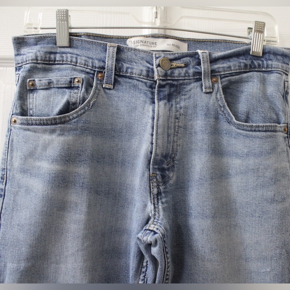 Signature by levi strauss Mens denim jeans size W29 L30 - Picture 2 of 13